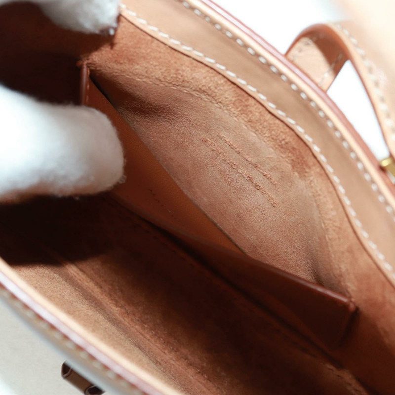 【日本直送】SAINT LAURENT LE5A7 手提包 皮革 米色 金色 正品 165462V-21