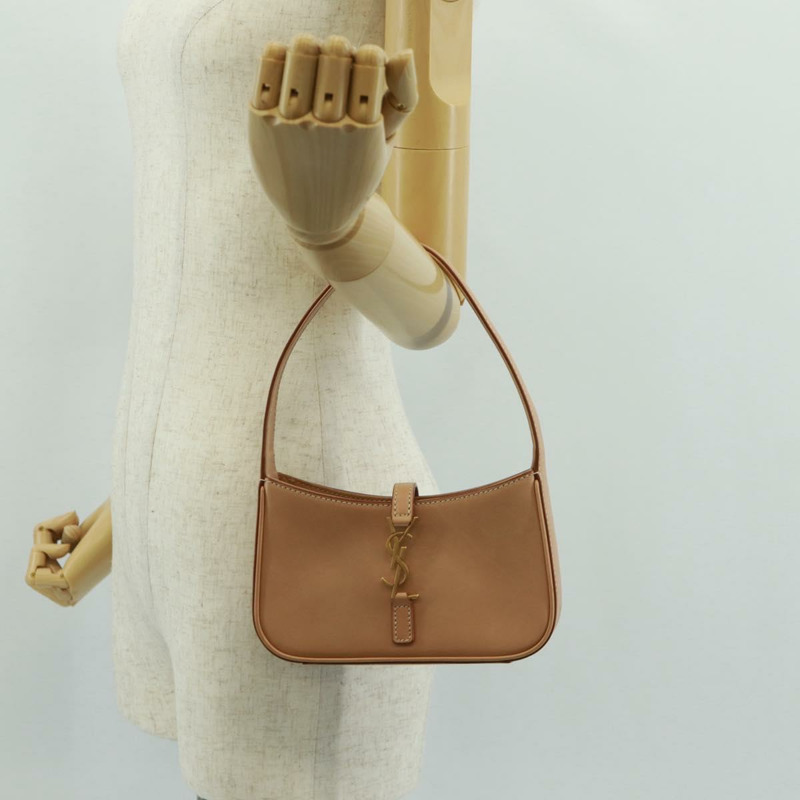 【日本直送】SAINT LAURENT LE5A7 手提包 皮革 米色 金色 正品 165462V-22