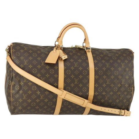 路易威登 Monogram Keepall Bandouliere 60 波士頓包 M41412 LV Auth 165554V