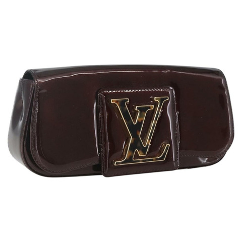 路易威登 Vernis Pochette Sobie 手拿包 Amarante M93728 LV 正品 166446A