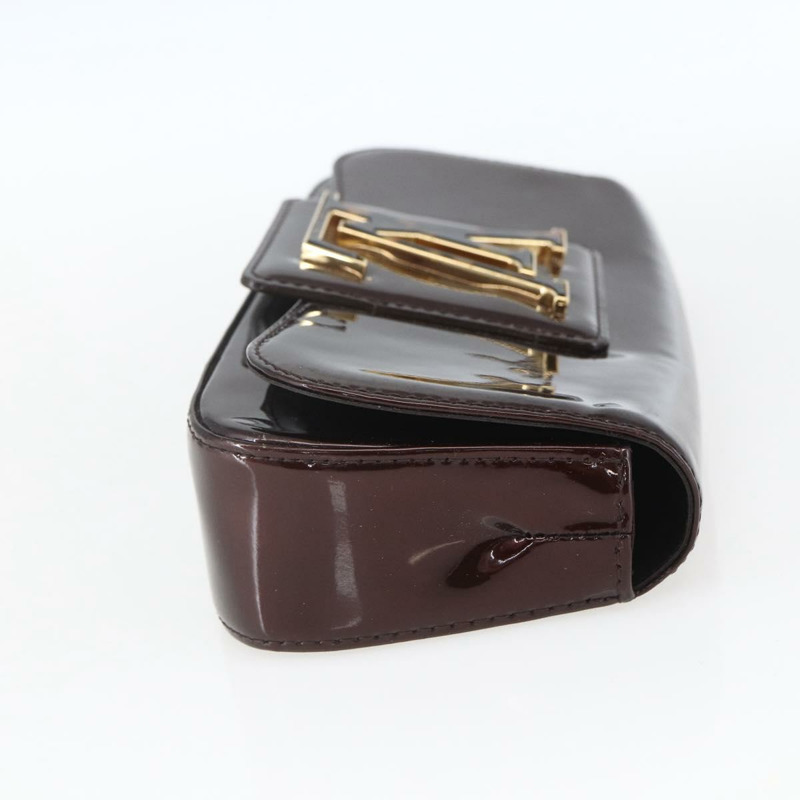 【日本直送】路易威登 Vernis Pochette Sobie 手拿包 Amarante M93728 LV 正品 166446A-3