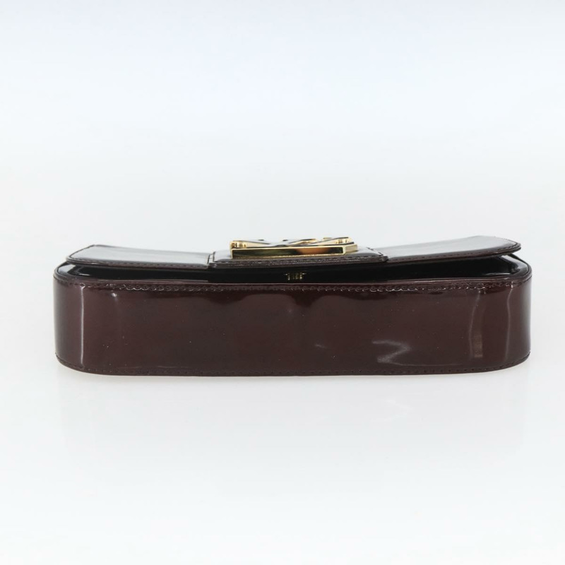 【日本直送】路易威登 Vernis Pochette Sobie 手拿包 Amarante M93728 LV 正品 166446A-5