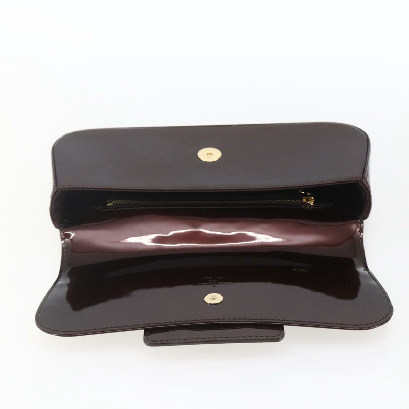 【日本直送】路易威登 Vernis Pochette Sobie 手拿包 Amarante M93728 LV 正品 166446A-8