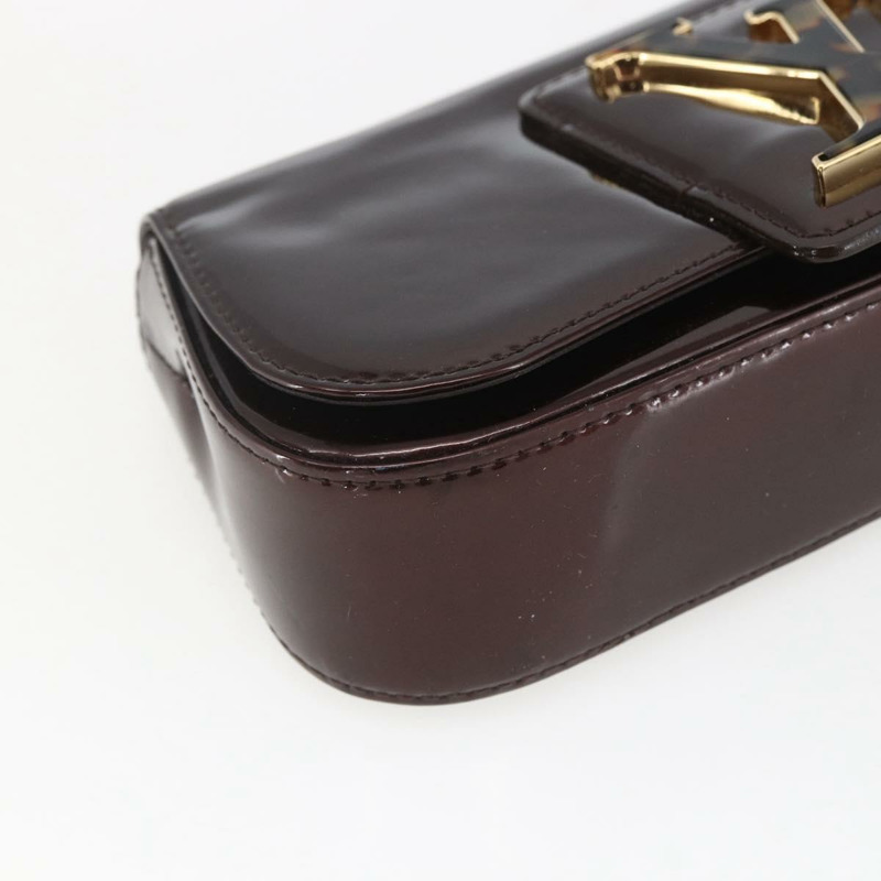 【日本直送】路易威登 Vernis Pochette Sobie 手拿包 Amarante M93728 LV 正品 166446A-13