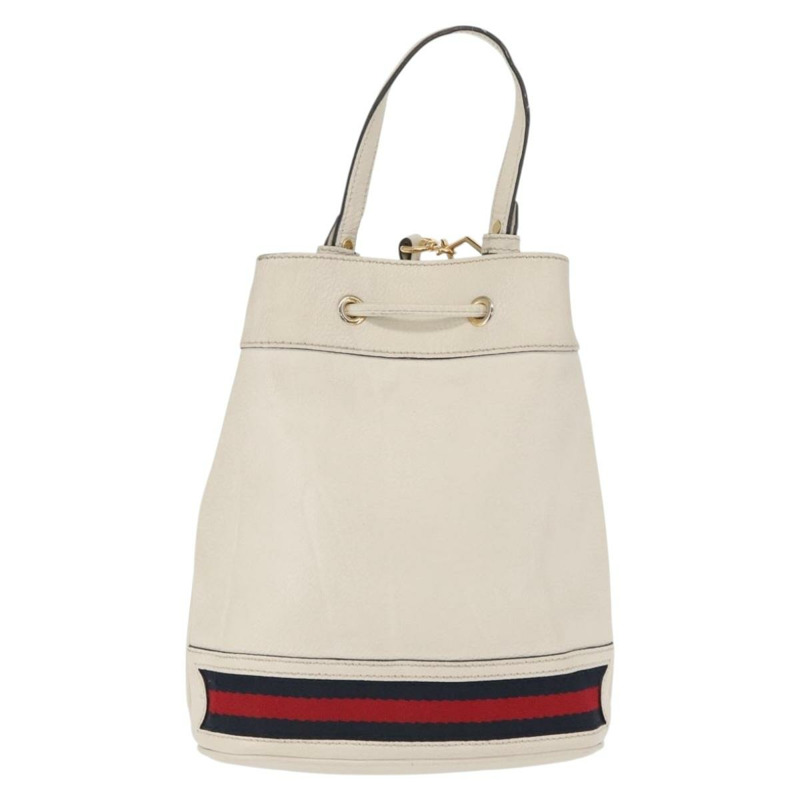 【日本直送】GUCCI Sherry Line GG Marmont 手提包 皮革 兩用 白色 金色 610846 正品 166430-1