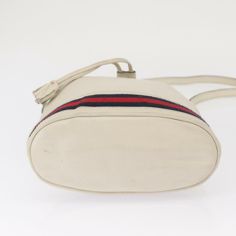 【日本直送】GUCCI Sherry Line GG Marmont 手提包 皮革 兩用 白色 金色 610846 正品 166430-4