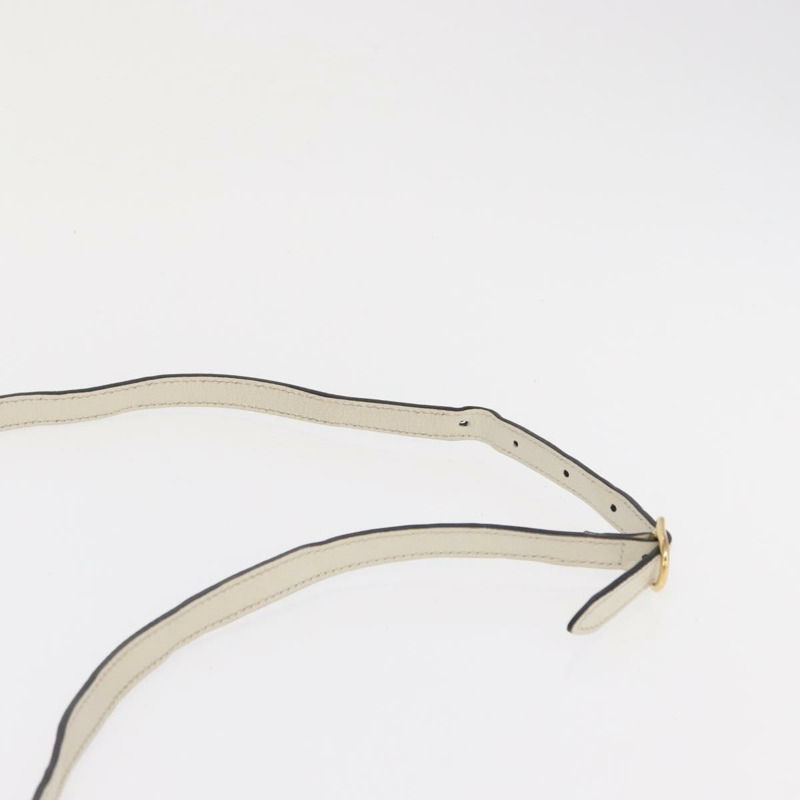 【日本直送】GUCCI Sherry Line GG Marmont 手提包 皮革 兩用 白色 金色 610846 正品 166430-14