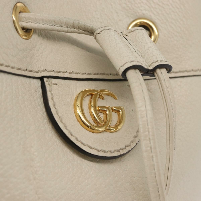 【日本直送】GUCCI Sherry Line GG Marmont 手提包 皮革 兩用 白色 金色 610846 正品 166430-18