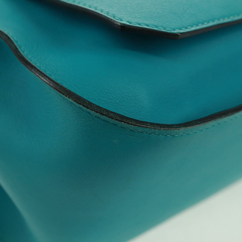 【日本直送】愛馬仕 Gypsy Shiel 28 肩背包 Swift 綠松石藍 銀色 正品 165659SM-14