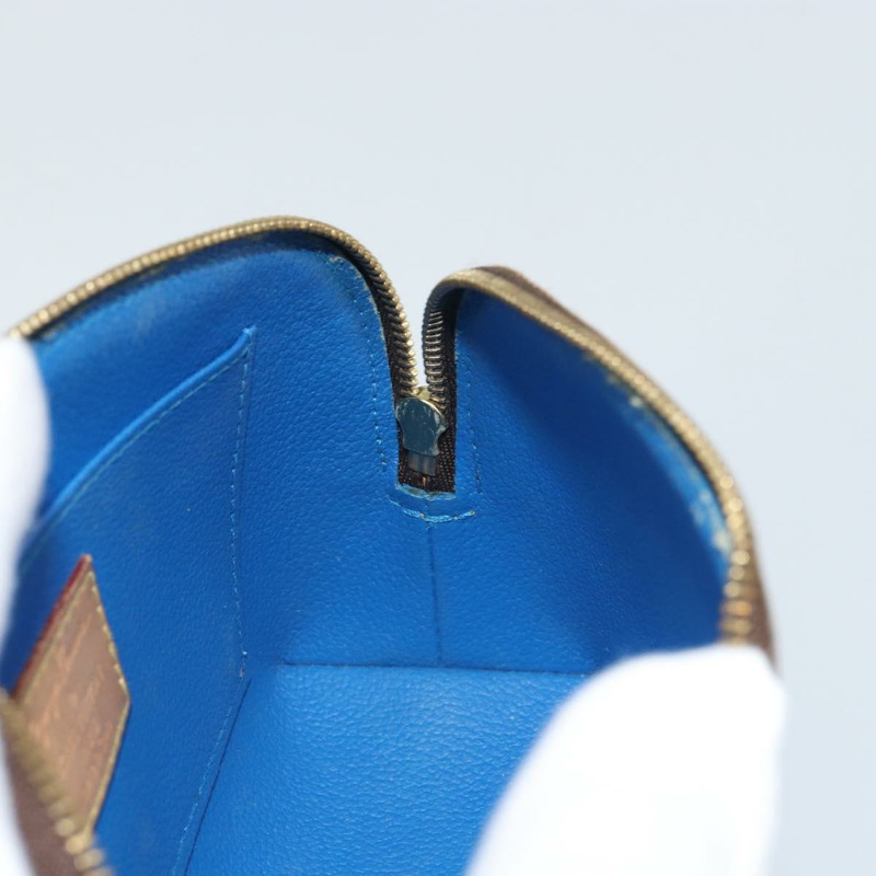 【日本直送】路易威登 Monogram Yayoi Kusama Pochette Cosmetic PM 藍色 M47345 Auth 166382-16