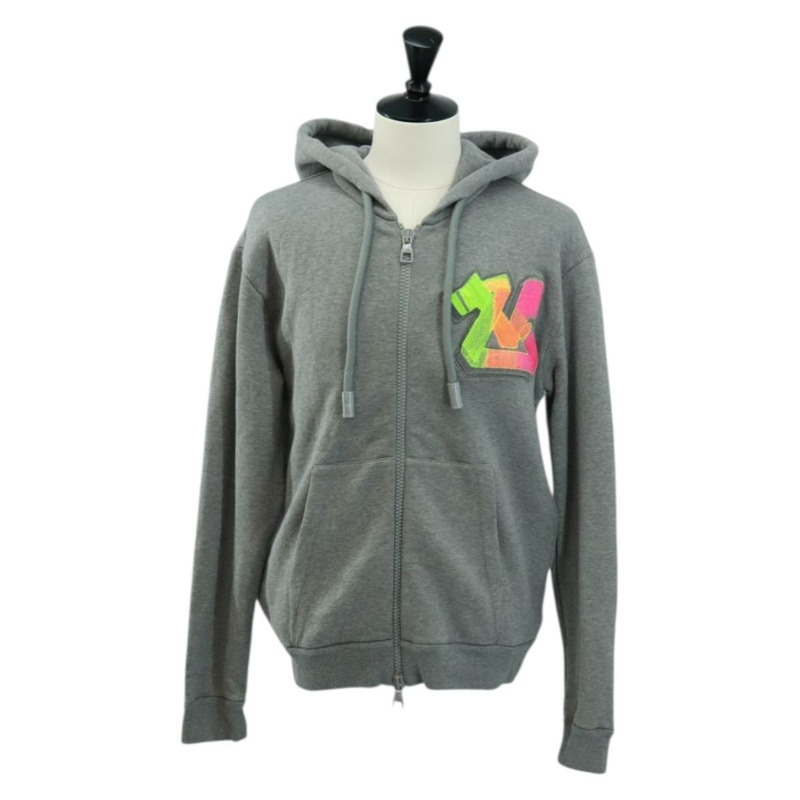 【日本直送】路易威登 Parker RM2-222M UYR HNY24W 夾克，棉質，灰色，LV 正品，貨號 166359M-0