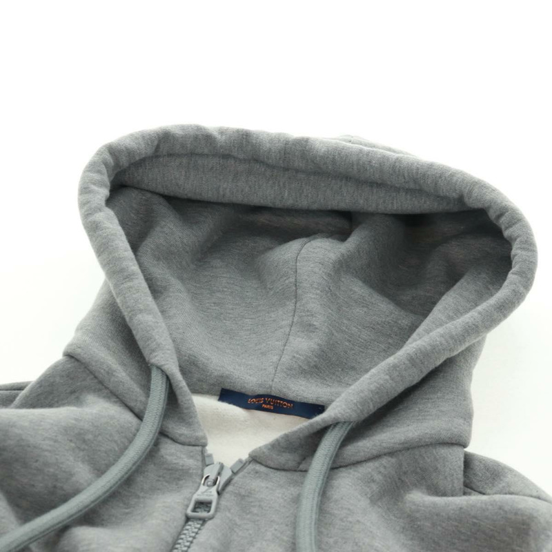 【日本直送】路易威登 Parker RM2-222M UYR HNY24W 夾克，棉質，灰色，LV 正品，貨號 166359M-4