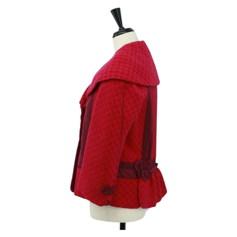 【日本直送】路易威登粉紅羊毛外套 LV 正品 165665M-2