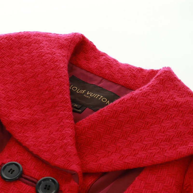 【日本直送】路易威登粉紅羊毛外套 LV 正品 165665M-4