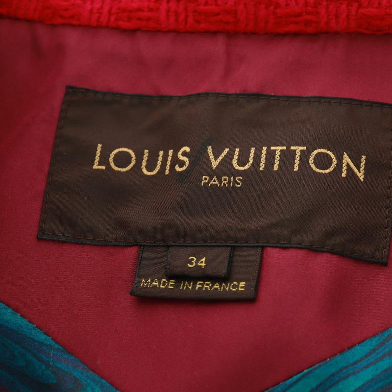 【日本直送】路易威登粉紅羊毛外套 LV 正品 165665M-10