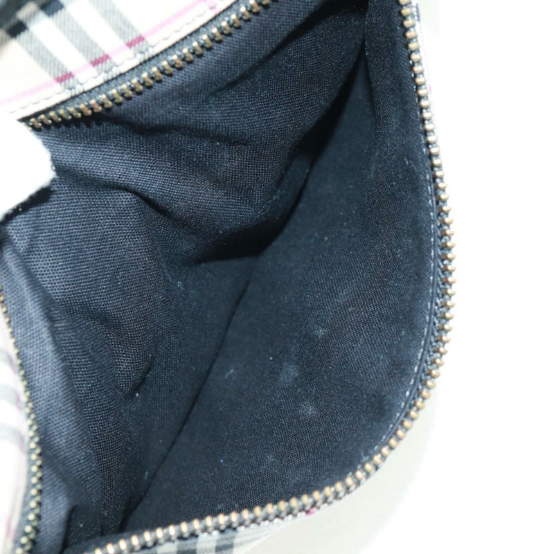 【日本直送】BURBERRY Nova 格紋單肩包帆布皮革米色黑色正品 am10644V-17