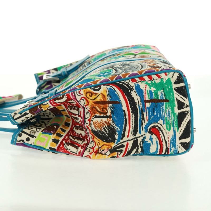 【日本直送】PRADA Venice 托特包帆布多色銀色正品 gh1720V-2