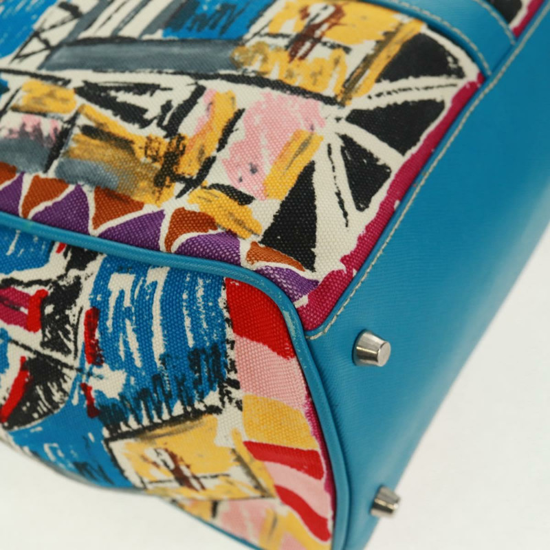 【日本直送】PRADA Venice 托特包帆布多色銀色正品 gh1720V-15