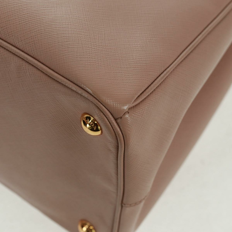 【日本直送】PRADA 手提包 Safiano 皮革 2way 粉金配色 Auth am10596V-15