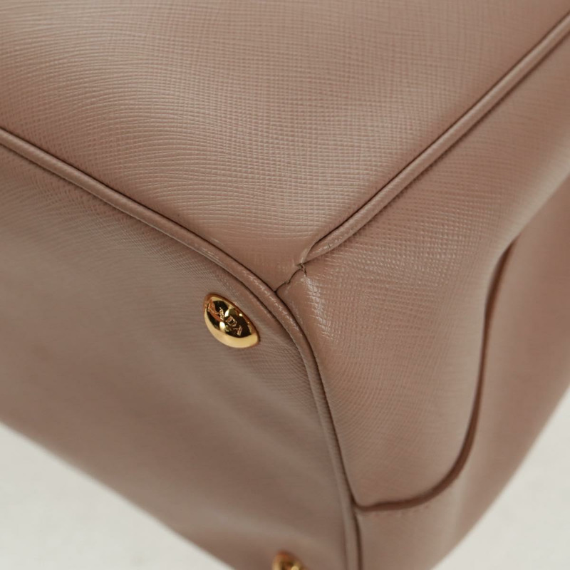 【日本直送】PRADA 手提包 Safiano 皮革 2way 粉金配色 Auth am10596V-17