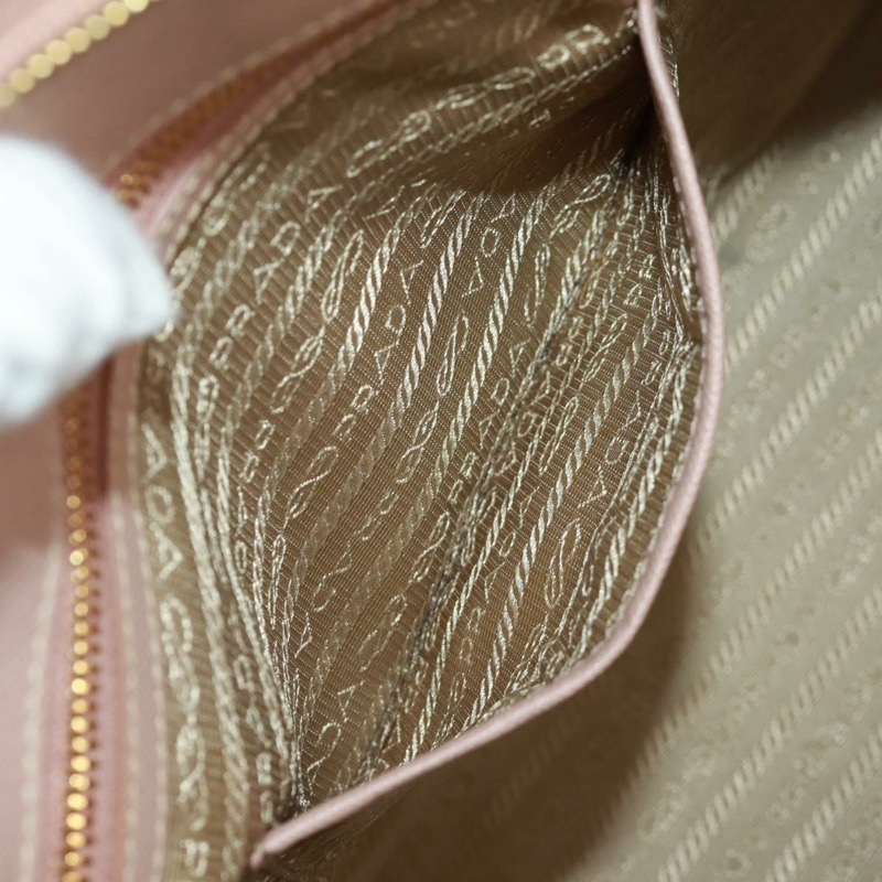 【日本直送】PRADA 手提包 Safiano 皮革 2way 粉金配色 Auth am10596V-24