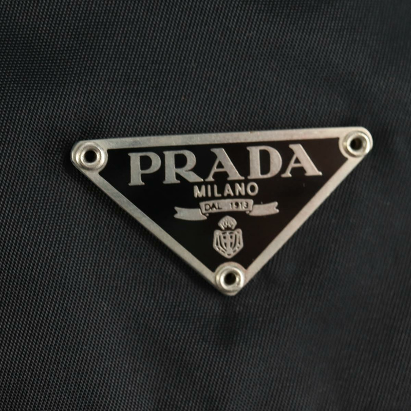 【日本直送】PRADA 單肩包 尼龍 黑色 銀色 正品 am10614V-19