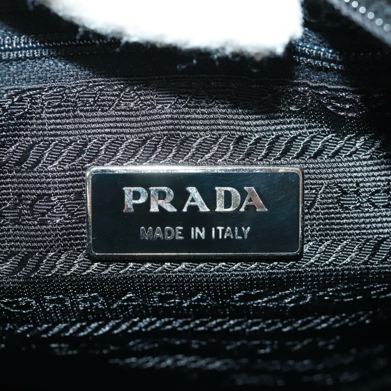 【日本直送】PRADA 單肩包 尼龍 黑色 銀色 正品 am10614V-23
