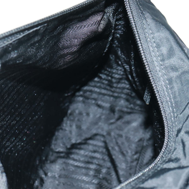 【日本直送】PRADA 單肩包 尼龍 黑色 銀色 正品 am10614V-24