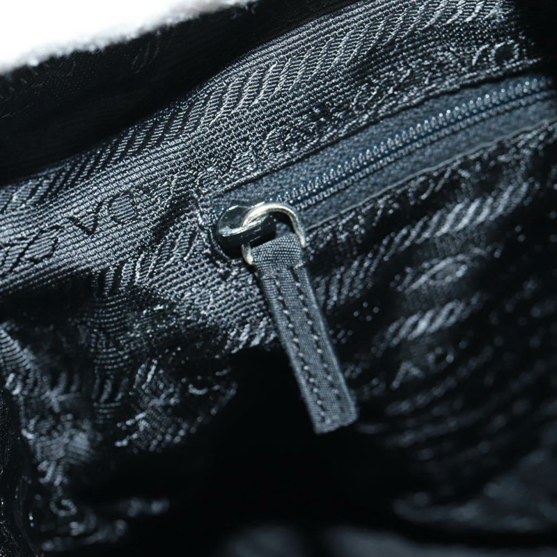 【日本直送】PRADA 單肩包 尼龍 黑色 銀色 正品 am10614V-26