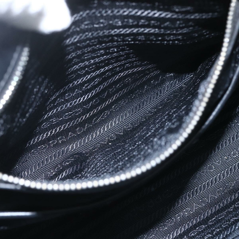 【日本直送】PRADA 尼龍手提包 2way 黑色銀色 Auth ka1605V-25