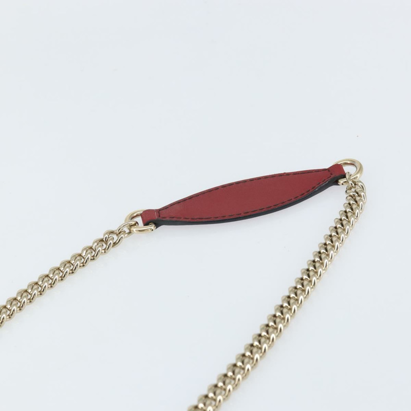 【日本直送】GUCCI 馬銜扣微型 GG 帆布 Emily 包 皮革 暢貨中心 紅色 449636 正品 ka1651-7