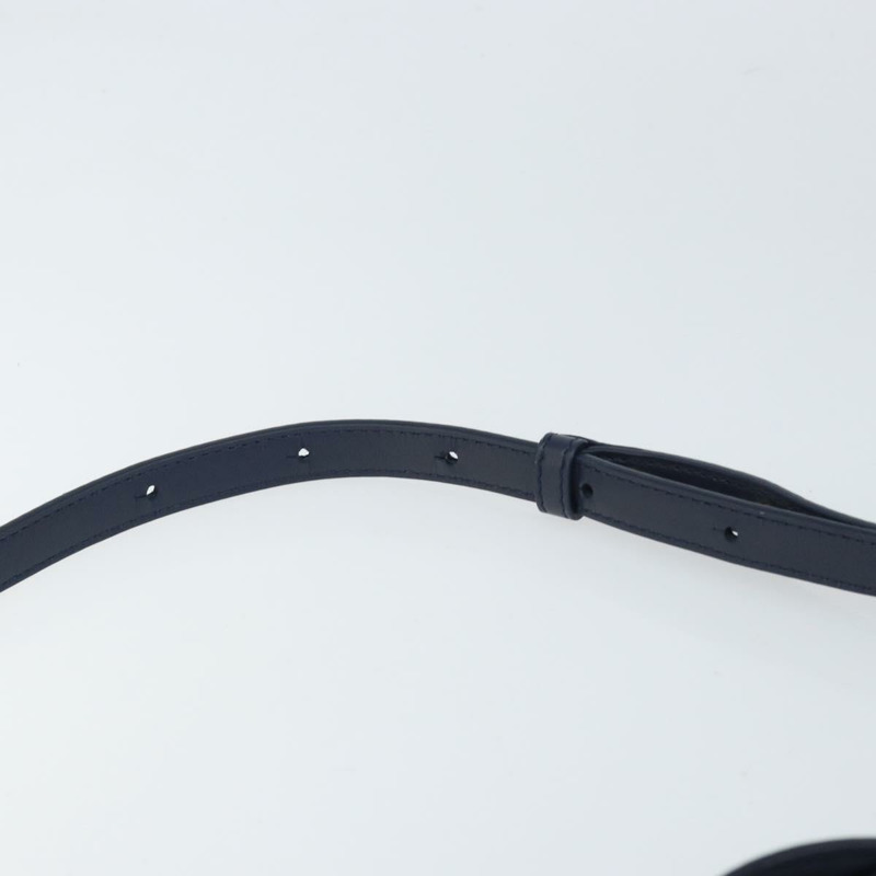 【日本直送】BOTTEGA VENETA 小號翻蓋手提包 牛仔布 2way Blue Gold Auth ka1612SAM-14