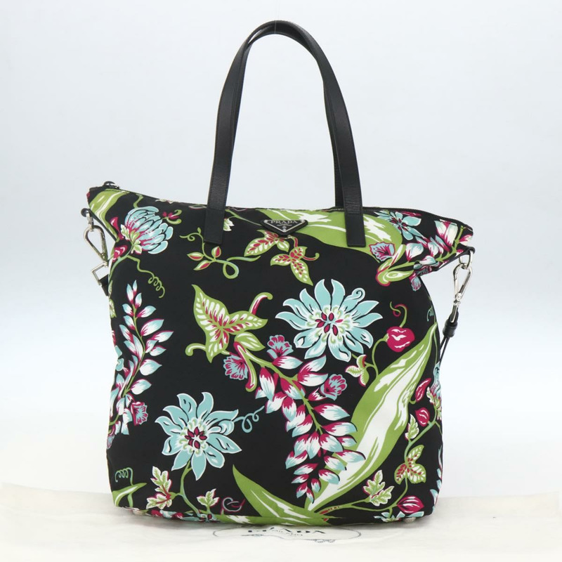 【日本直送】PRADA 尼龍雙肩托特包 多色 銀色 正品 ka1634V-11