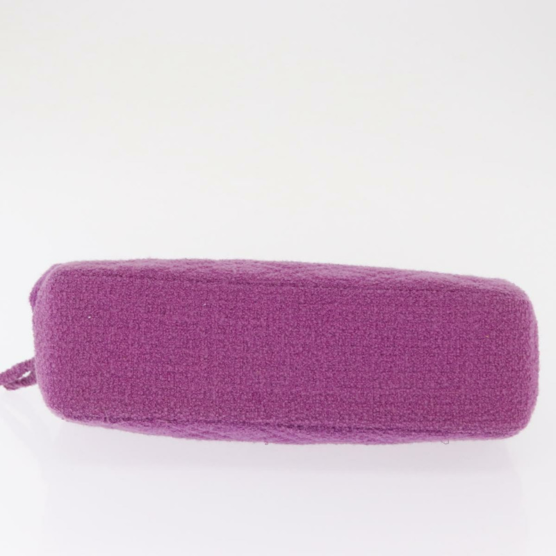 【日本直送】香奈兒鏈條肩背包 斜紋軟呢 紫色 金色 CC 標誌 正品 bs32684A-4