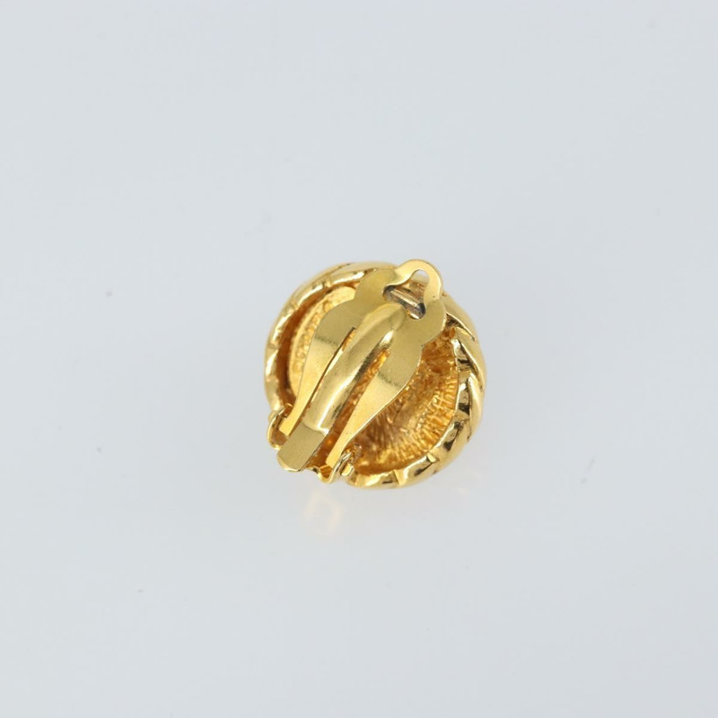 【日本直送】香奈兒 (CHANEL) 耳環 金屬 金色 CC Auth ka1734V-8