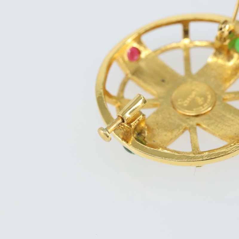 【日本直送】香奈兒金CC金屬胸針 Auth ka1735-5