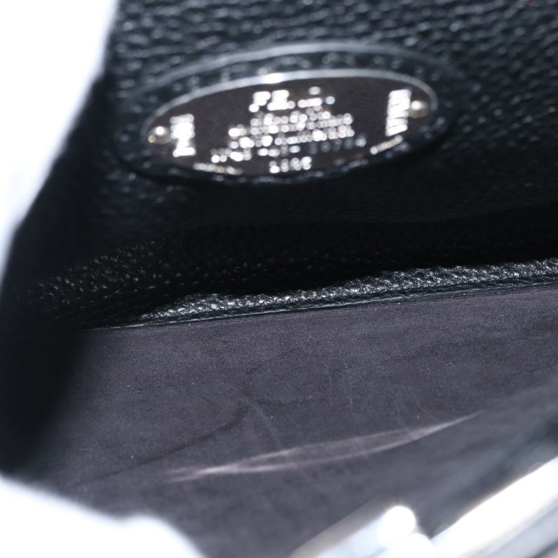 【日本直送】FENDI Selleria Peek A Boo Fit 手提包 皮革 2way 黑色 銀色 Auth ka1663-10