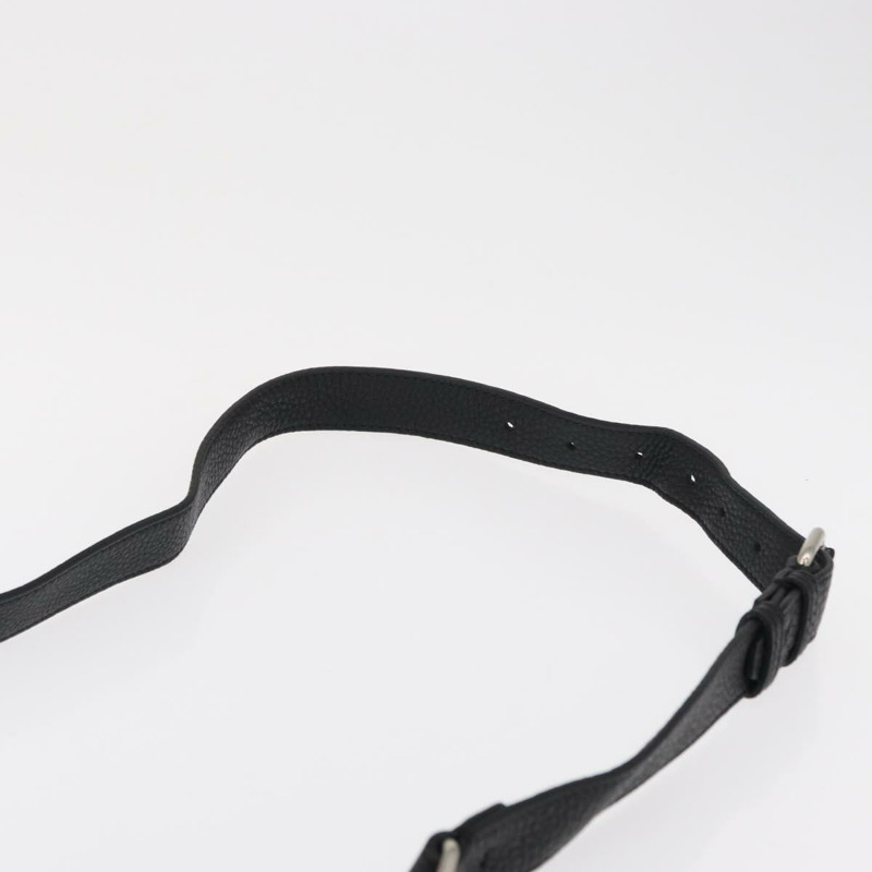 【日本直送】FENDI Selleria Peek A Boo Fit 手提包 皮革 2way 黑色 銀色 Auth ka1663-13