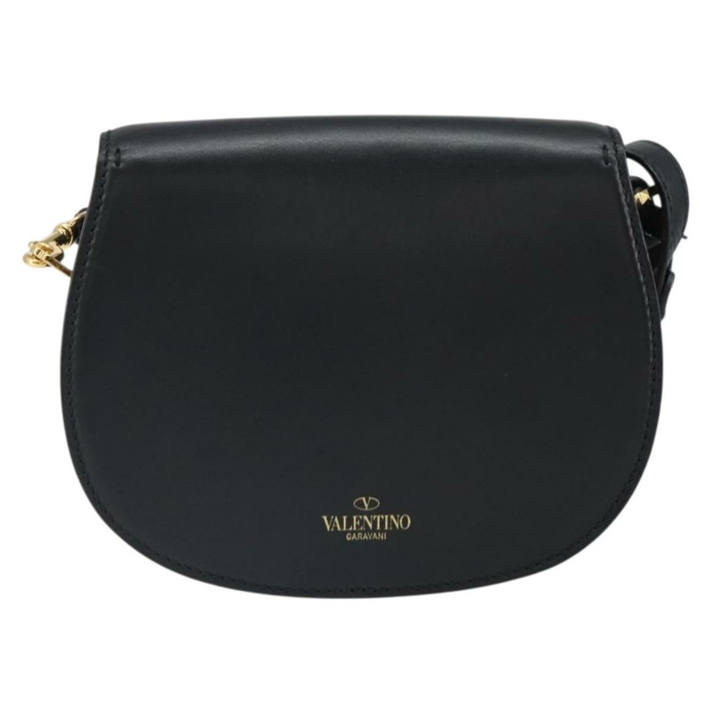 【日本直送】VALENTINO 黑色金色皮革單肩包 正品 ka1669V-1