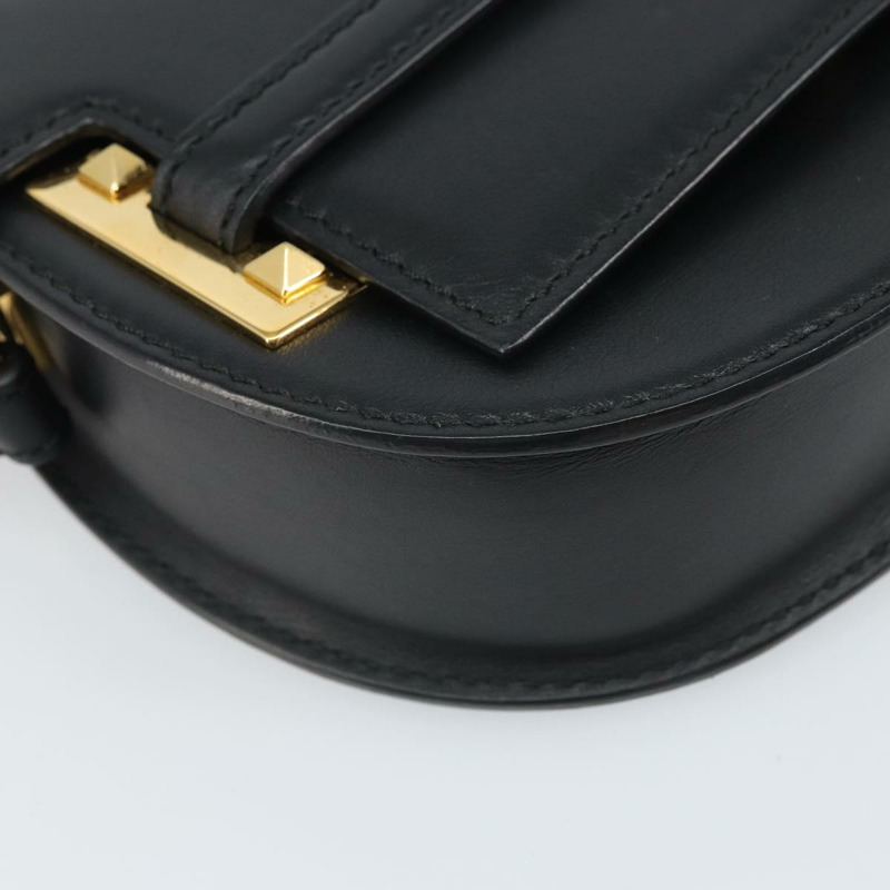 【日本直送】VALENTINO 黑色金色皮革單肩包 正品 ka1669V-13