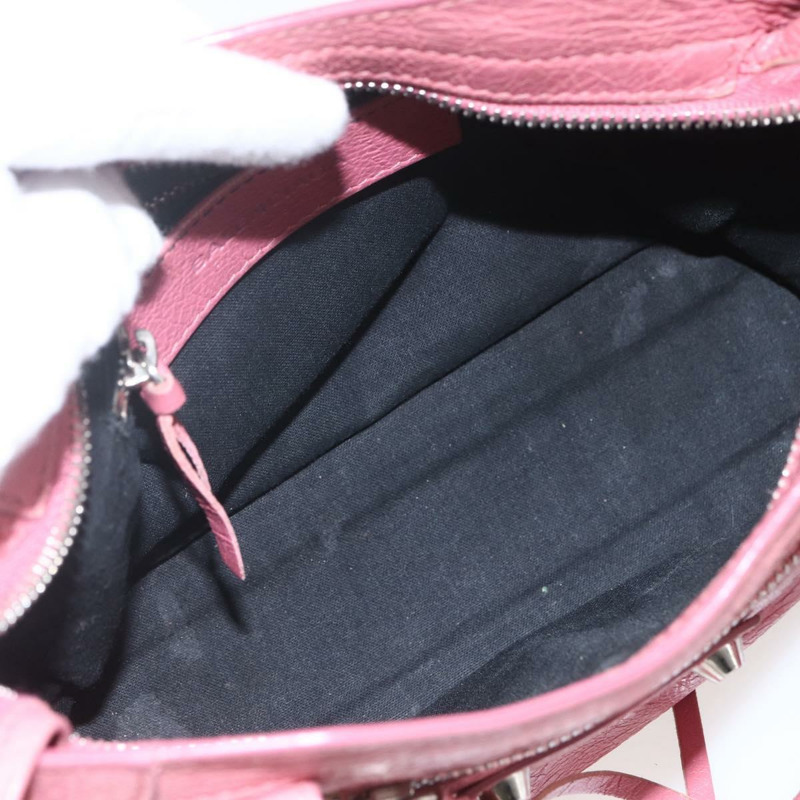 【日本直送】BALENCIAGA 經典迷你都會手袋 皮革 兩用 粉紅色 300295 正品 ka1630M-9