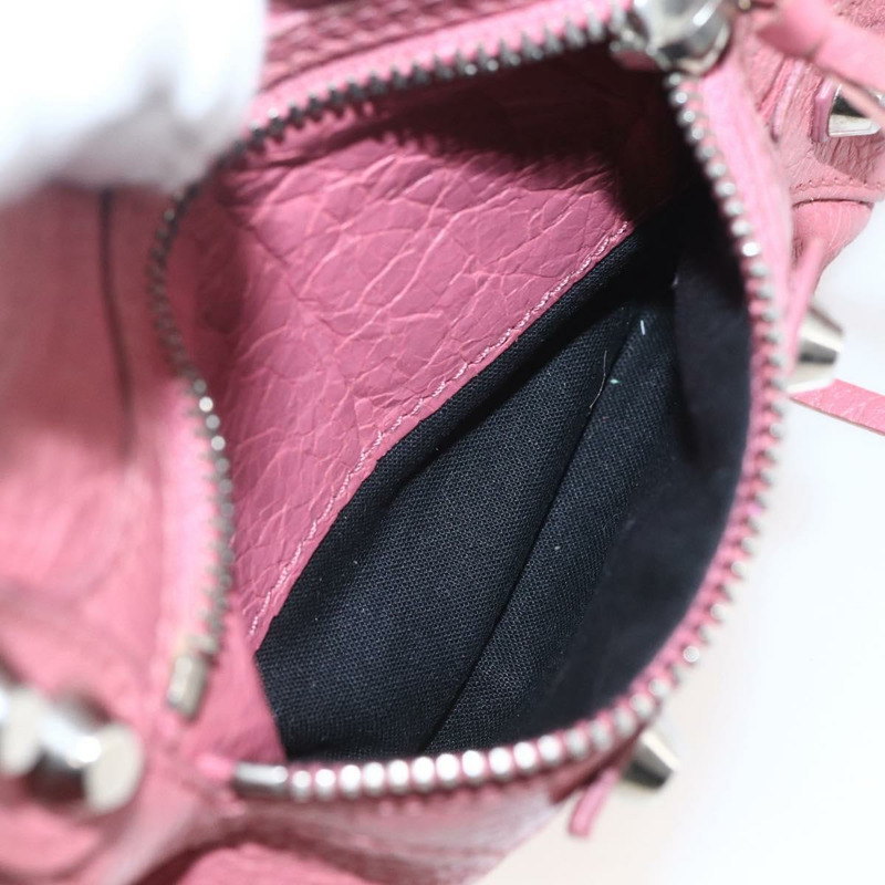 【日本直送】BALENCIAGA 經典迷你都會手袋 皮革 兩用 粉紅色 300295 正品 ka1630M-24