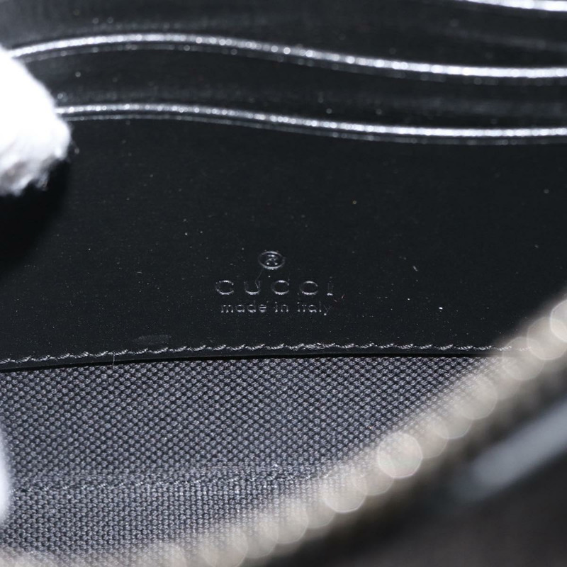 【日本直送】GUCCI GG Supreme 單肩包 PVC 黑銀 723306 正品 ka1628M-20