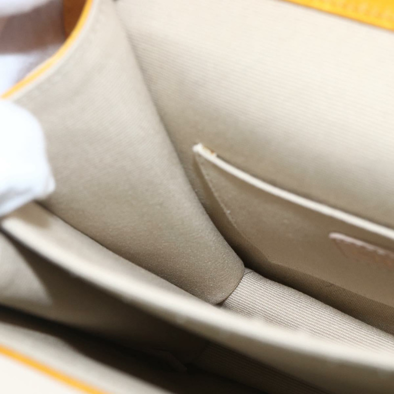 【日本直送】香奈兒 Matelasse 2.55 手提包 皮革 2way 黃色 CC Auth ka1610SAV-23