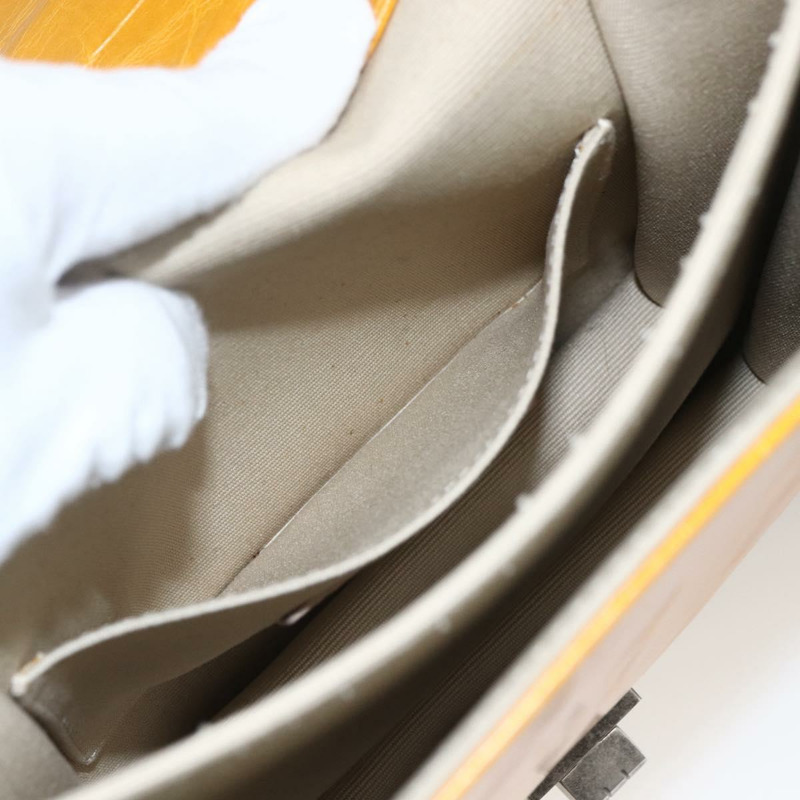 【日本直送】香奈兒 Matelasse 2.55 手提包 皮革 2way 黃色 CC Auth ka1610SAV-24