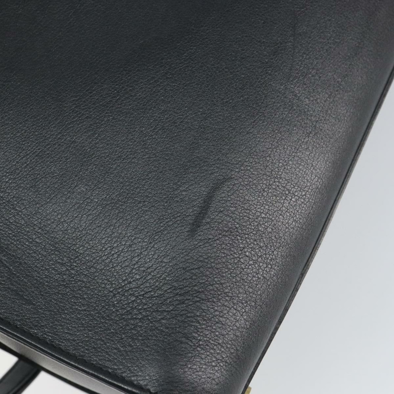 【日本直送】SAINT LAURENT Cabas 手提包 皮革 2way 黑色 金色 Auth ka1623M-19