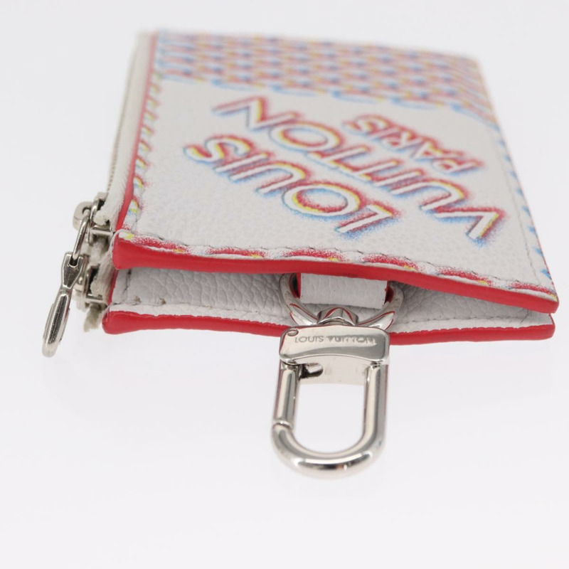 【日本直送】路易威登 Damier Spray 雙拉鍊卡包 白色 M81430 LV Auth ka1706M-3