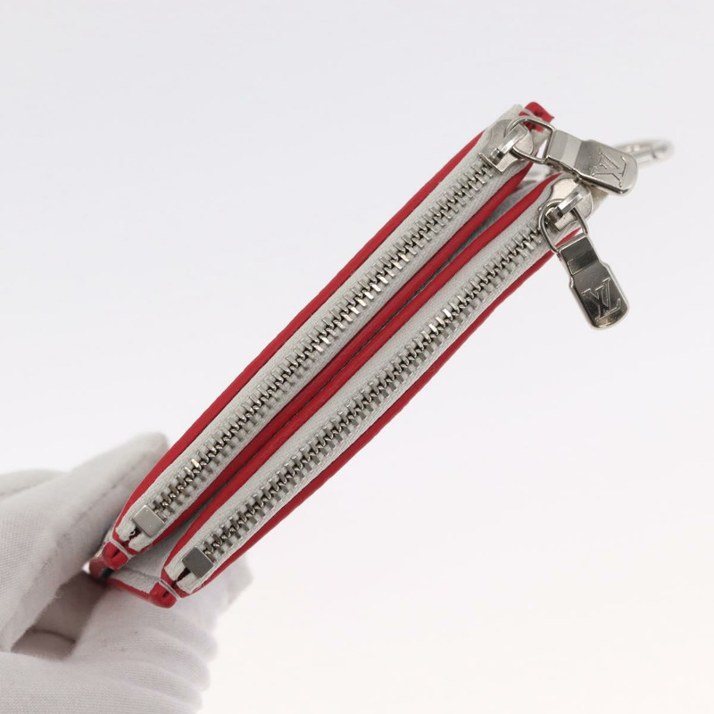 【日本直送】路易威登 Damier Spray 雙拉鍊卡包 白色 M81430 LV Auth ka1706M-4