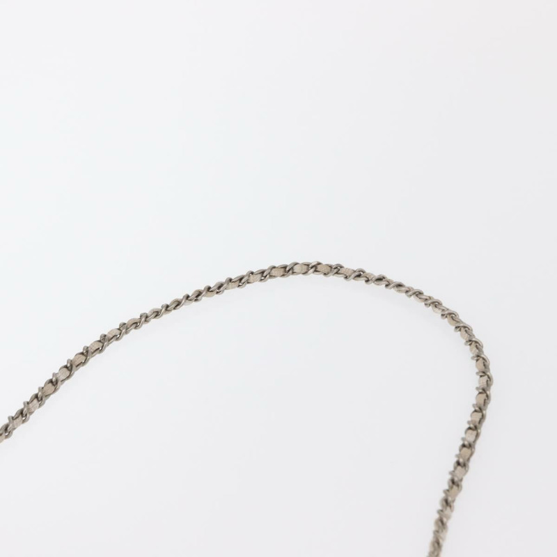 【日本直送】香奈兒新旅行系列鏈條單肩背包 尼龍 米色 銀色 CC 標誌 正品 ka1609SAV-14