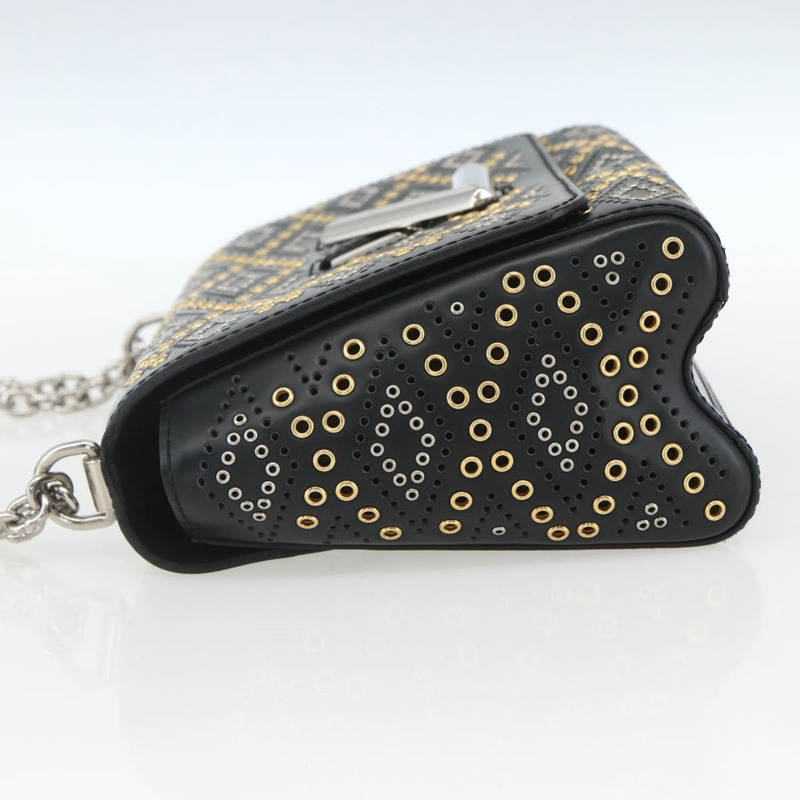 【日本直送】路易威登 Twist MM 肩背包 黑色皮革 LV 正品 ka1626SAM-2